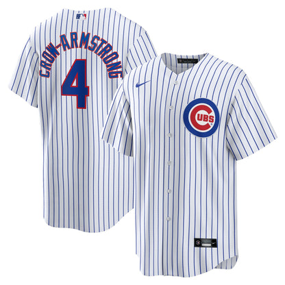 Chicago Cubs Pete Crow-Armstrong Nike White Home Replica Jersey