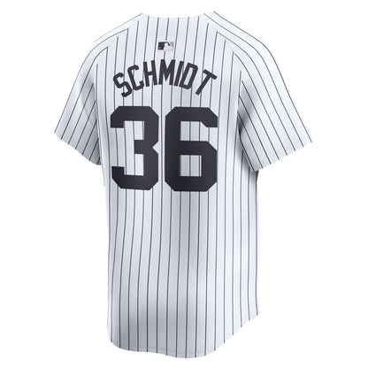 New York Yankees Clarke Schmidt Nike White Home Limited Player Jersey