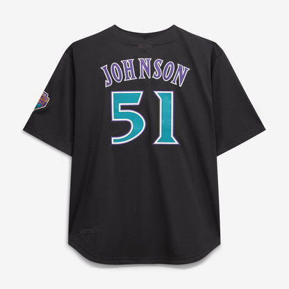 Arizona Diamondbacks Randy Johnson Mitchell & Ness Black Big & Tall Cooperstown Mesh Batting Practice Jersey