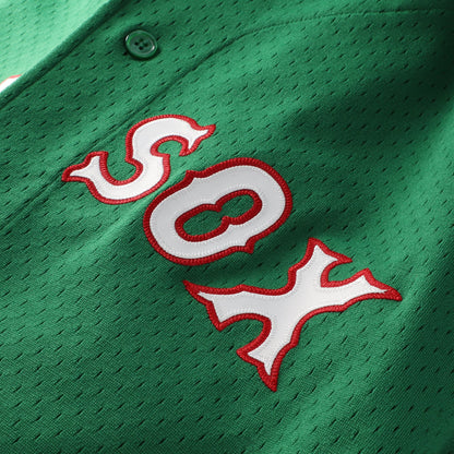 Boston Red Sox David Ortiz Mitchell & Ness Red Cooperstown Collection Mesh Batting Practice Button-Up Jersey
