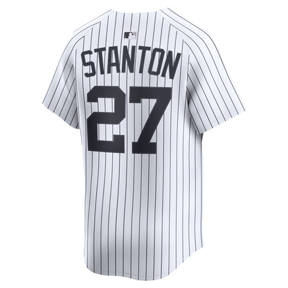 New York Yankees Giancarlo Stanton Nike White Home Limited Player Jersey