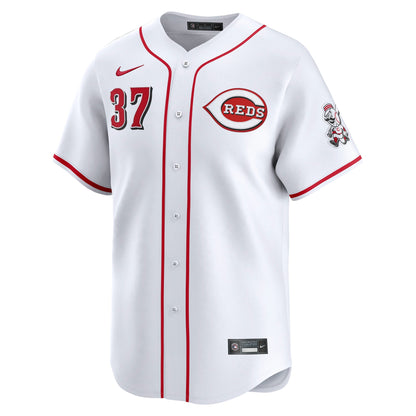 Cincinnati Reds Tyler Stephenson Nike White Home Limited Player Jersey