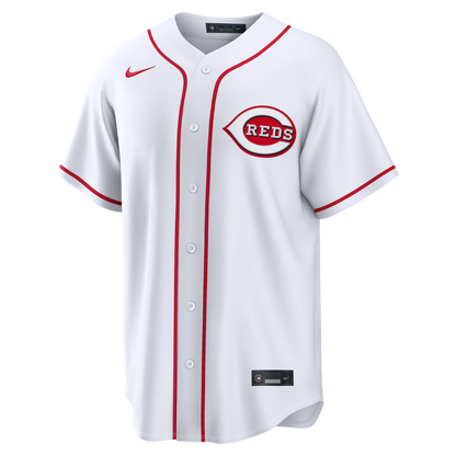 Cincinnati Reds Elly De La Cruz Nike White Home Replica Jersey