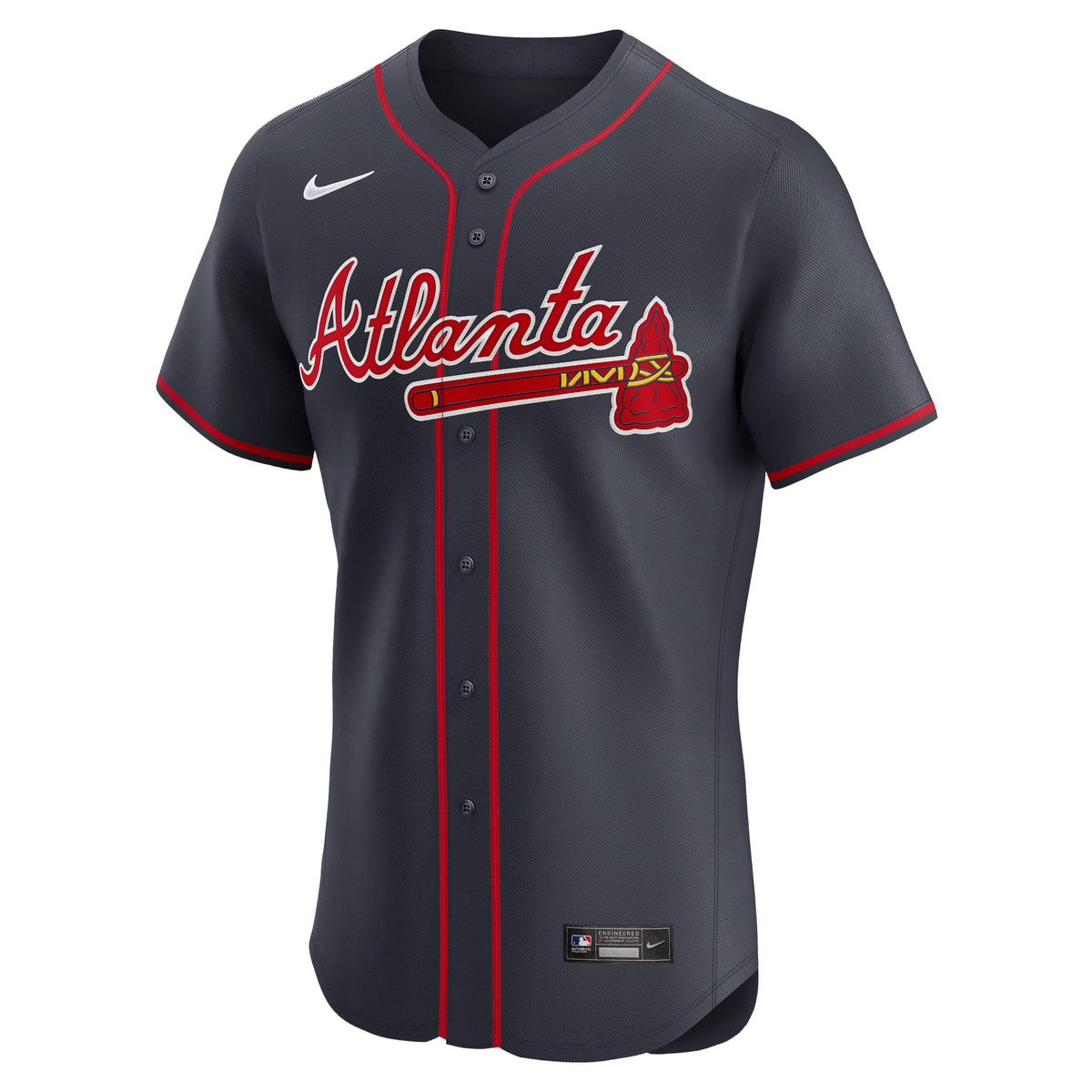 Atlanta Braves Nike White Home Elite Jersey