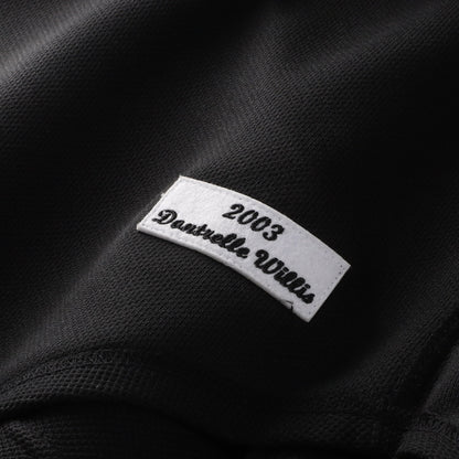Florida Marlins Dontrelle Willis Mitchell & Ness Black Cooperstown Collection Mesh Batting Practice Button-Up Jersey