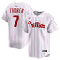 Philadelphia Phillies Trea Turner Nike White Home Limited Player Jersey