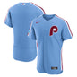 Philadelphia Phillies Nike White Home Sponsor Patch Authentic Jersey