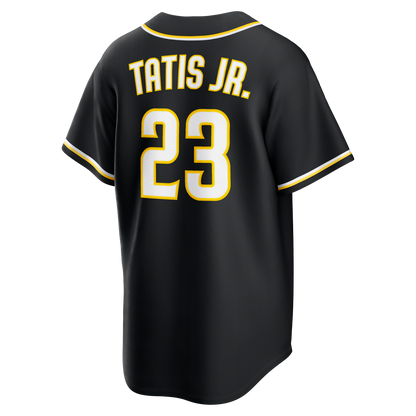 San Diego Padres Fernando Tatis Jr. Nike Fashion Replica Black Out Jersey