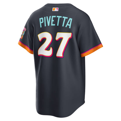 San Diego Padres Nick Pivetta Nike Obsidian 2026 City Connect Stadium Jersey