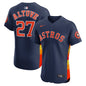 Houston Astros Jose Altuve Nike Navy Alternate 2 Elite Player Jersey