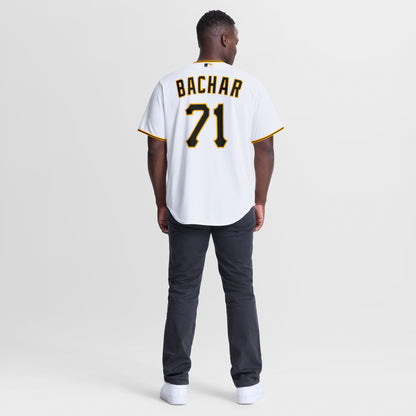 Pittsburgh Pirates Lake Bachar Nike White Home Replica Jersey