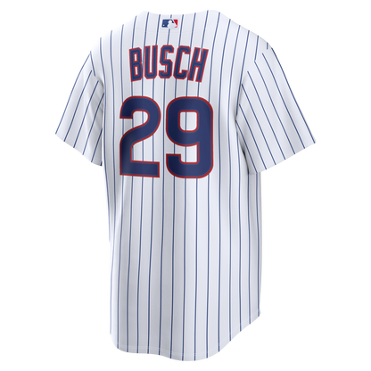 Chicago Cubs Michael Busch Nike White Home Replica Jersey
