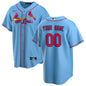 St. Louis Cardinals Nike White Home Replica Custom Jersey