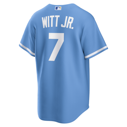 Kansas City Royals Bobby Witt Jr. Nike Gray Road Replica Jersey