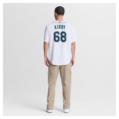 Seattle Mariners George Kirby Nike White Home Replica Jersey