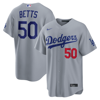 Los Angeles Dodgers Mookie Betts Nike White Home Stadium Jersey