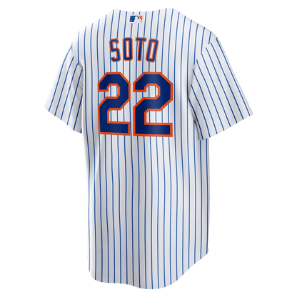 New York Mets Nike White Home Replica Player Jersey