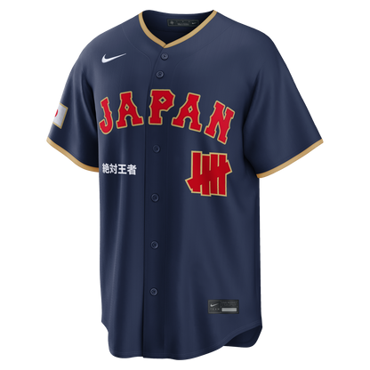 Japan Baseball Nike x Undefeated Navy 2026 World Baseball Classic Stadium Jersey