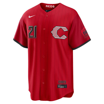 Cincinnati Reds Hunter Greene Nike Red 2026 City Connect Stadium Jersey