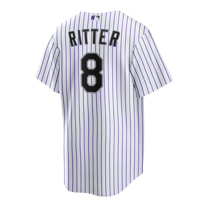 Colorado Rockies Ryan Ritter Nike White Home Replica Jersey