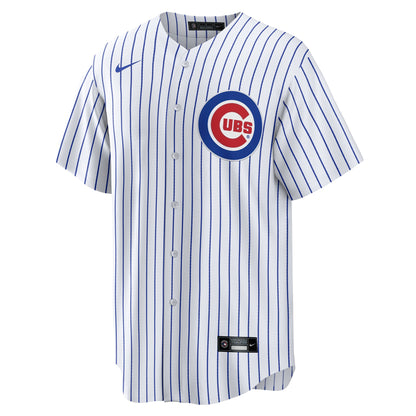 Chicago Cubs Dansby Swanson Nike White Replica Player Jersey