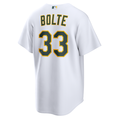 Athletics Henry Bolte Nike White Home Replica Jersey