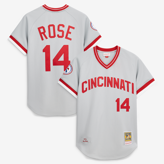 Cincinnati Reds Pete Rose Mitchell & Ness Gray 1976 Authentic Jersey