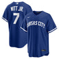 Kansas City Royals Bobby Witt Jr. Nike Gray Road Replica Jersey