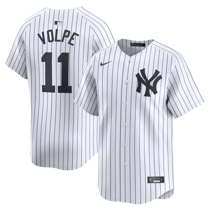 New York Yankees Anthony Volpe Nike Gray Away Limited Player Jersey