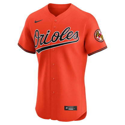 Baltimore Orioles Nike Orange Alternate Vapor Premier Elite Patch Jersey