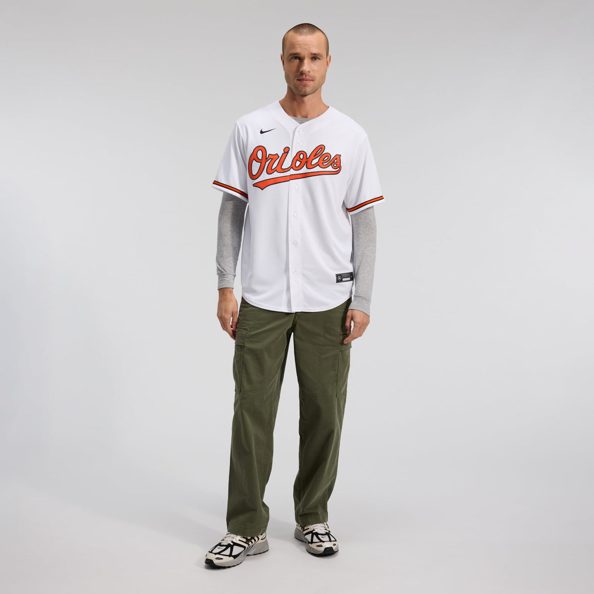 Baltimore Orioles Nike Gray Road Replica Team Jersey