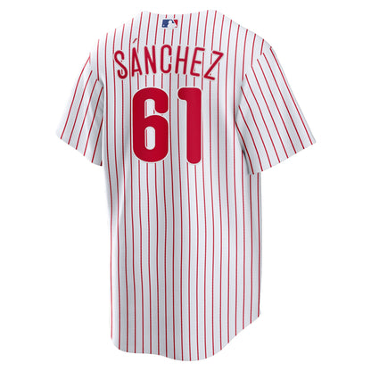 Philadelphia Phillies Cristopher Sanchez Nike White Home Replica Jersey