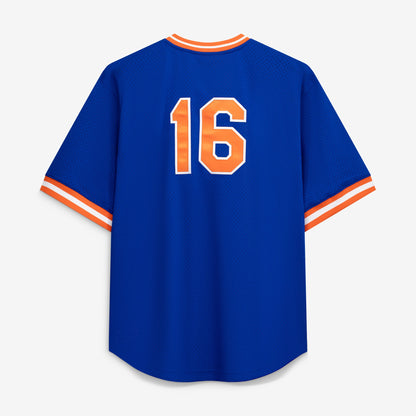 New York Mets Dwight Gooden Profile Royal Big & Tall Cooperstown Collection Mesh Batting Practice Jersey