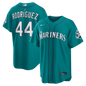 Seattle Mariners Julio Rodríguez Nike Teal Alternate Stadium 50th Season Patch Jersey