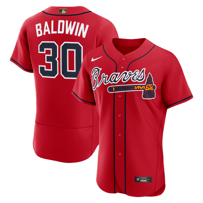 Atlanta Braves Drake Baldwin Nike Red MLB Awards Authentic Jersey