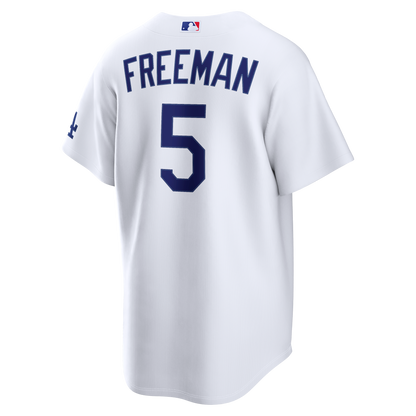 Los Angeles Dodgers Freddie Freeman Nike White Home Stadium Jersey