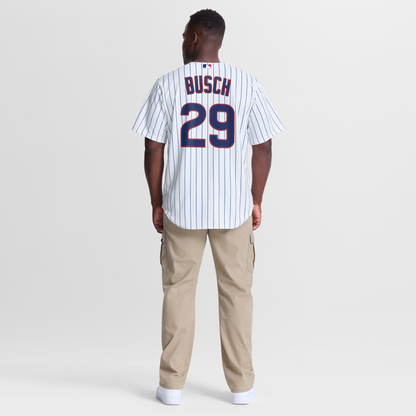 Chicago Cubs Michael Busch Nike White Home Replica Jersey