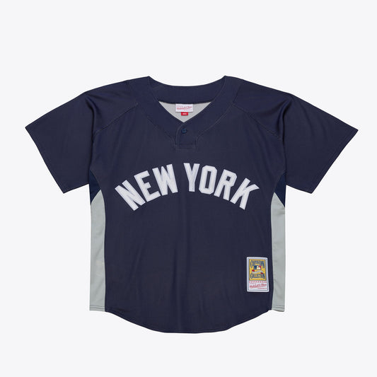 New York Yankees CC Sabathia Mitchell & Ness Navy 2009 Authentic Batting Practice Jersey