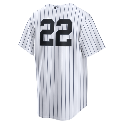 New York Yankees Ben Rice Nike White Home Replica Jersey