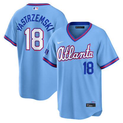 Atlanta Braves Mike Yastrzemski Nike Powder Blue 2026 City Connect Stadium Jersey