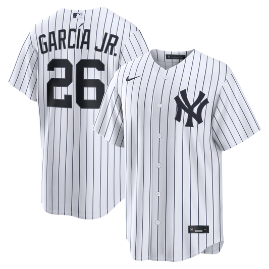 New York Yankees Luis García Jr. Nike White Home Replica Jersey