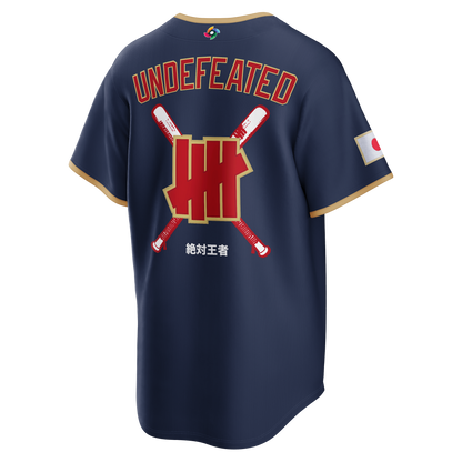 Japan Baseball Nike x Undefeated Navy 2026 World Baseball Classic Stadium Jersey