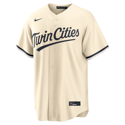 Minnesota Twins Nike Cream Alternate Replica Jersey