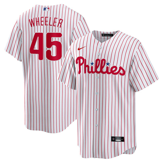Philadelphia Phillies Zack Wheeler Nike White Home Replica Jersey