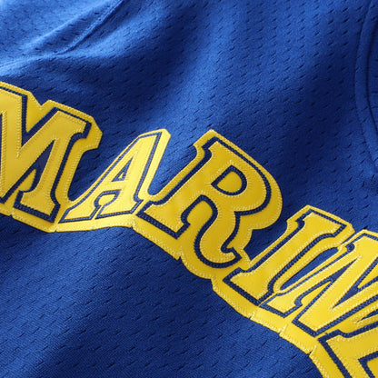 Seattle Mariners Mitchell & Ness Navy Big & Tall Cooperstown Collection Mesh Batting Practice Jersey