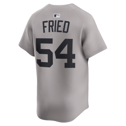 New York Yankees Max Fried Nike Gray Road Limited Player Jersey