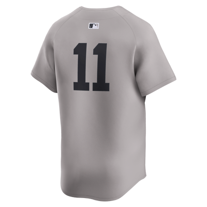 New York Yankees Anthony Volpe Nike Gray Road Limited Player Jersey
