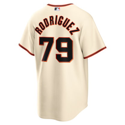 San Francisco Giants Jesus Rodriguez Nike Cream Home Replica Jersey