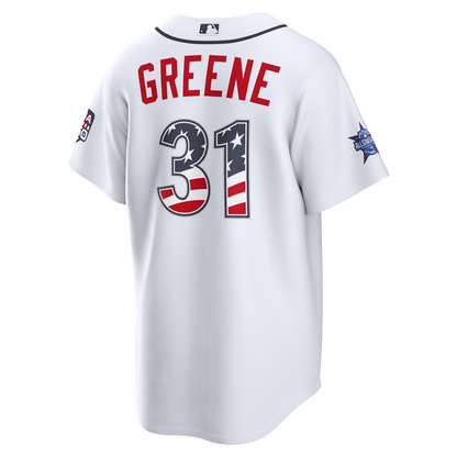2026 All-Star Edition Stars & Stripes Detroit Tigers Riley Greene Nike White Stadium Jersey