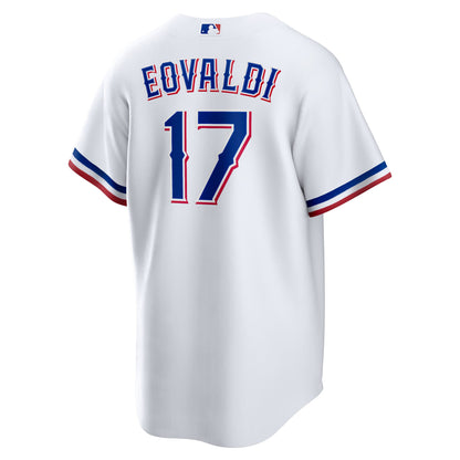 Texas Rangers Nathan Eovaldi Nike White Home Replica Player Jersey